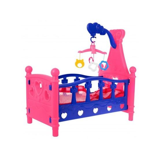 Doris postýlka pro panenku Mammy Baby s kolotočem