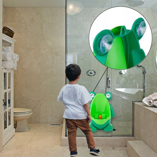 Dětský pisoár Žabka zelená