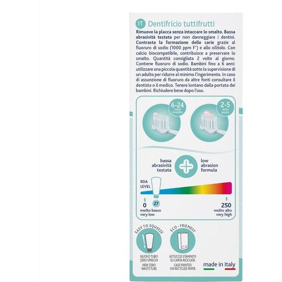 CHICCO Pasta zubní Ovocný mix s fluorem 50ml, 1-5r