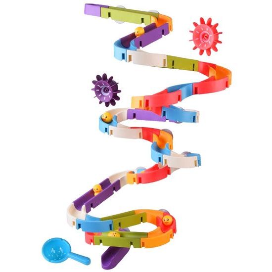 Dětská kuličková dráha do vany Kačenky 66 dílků