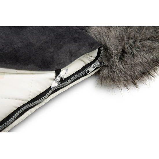 Zimní fusak do kočárku Climber vanilkový