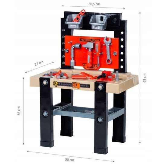 Ecotoys dětský pracovní stůl Dílnička