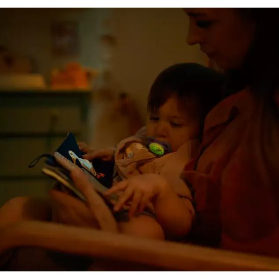 Silikonový dudlík Air night 6-18m Růžová 2ks