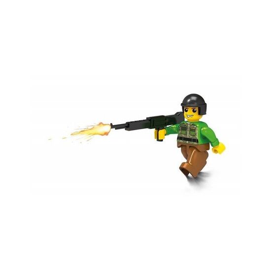 Blocki stavebnice MyArmy tank na poušti 253 dílků