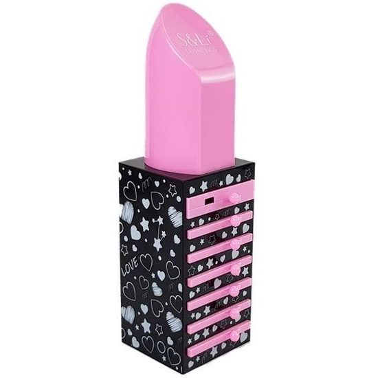 Velká dětská sada líčidel ve skřínce Lipstick Shape