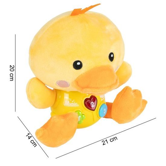 Interaktivní plyšová kačenka na baterie Magic Duck
