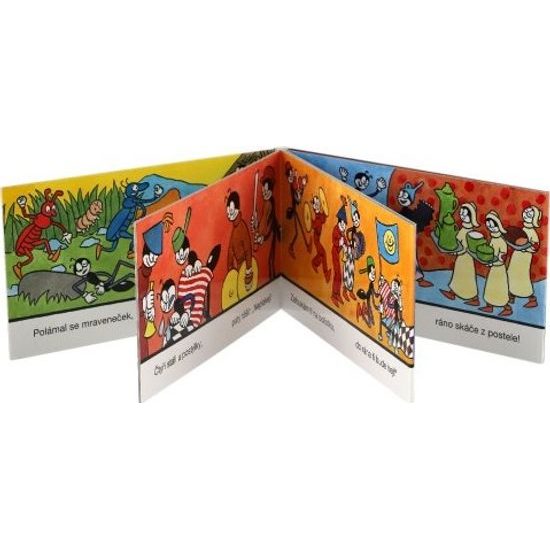 Knížka leporelo Polámal se mraveneček