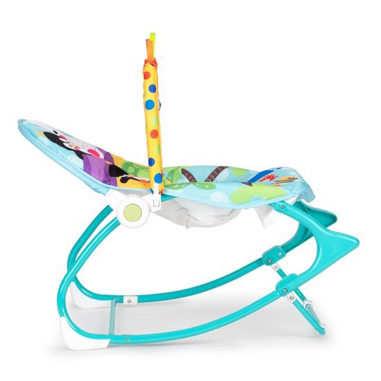 Ecotoys kojenecké lehátko 3v1 s vibracemi Baby Calm modré