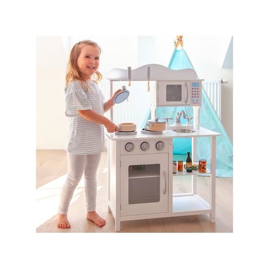 Dětská dřevěná kuchyňka White Kitchen