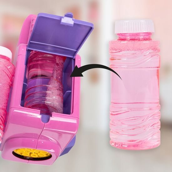 Dětská sekačka s bublifukem 2v1 Bubble Maker - růžová