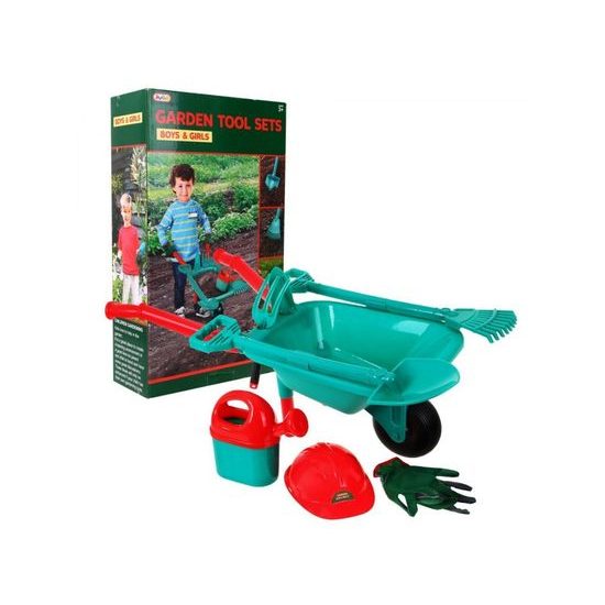 Majlo Toys sestava Malý zahradník s kolečky 18 součástí