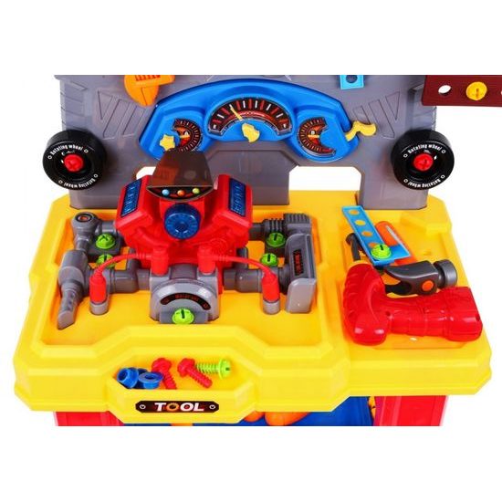 Dětská pracovní dílna s vrtačkou a motorem na baterie Work Bench