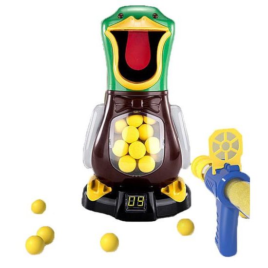 Dětská hra Hladová kachna - střelba na cíl