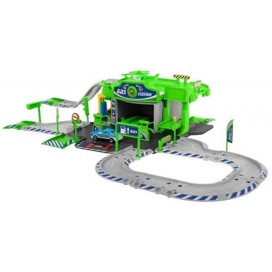 Majlo Toys benzínová pumpa s dráhou