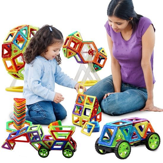 Doris magnetická stavebnice XXL v kufříku Magical Magnet 117 dílů