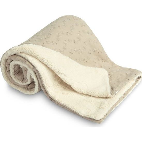 Vyšívaná deka deka s plyšem 80x100 cm