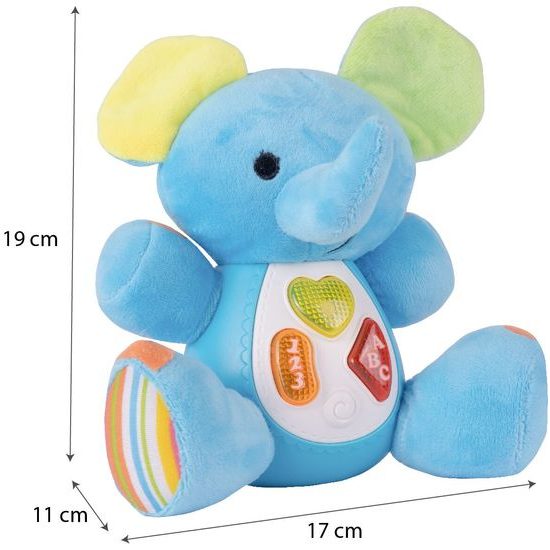 Interaktivní plyšový slon na baterie Little Animal