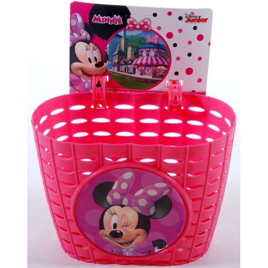 Volare plastový košík na dětské kolo Minnie Mouse