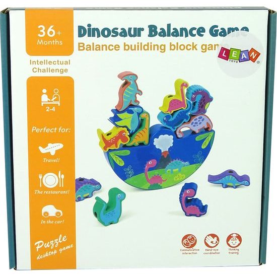 Dřevěná hra Dinosaur Balance