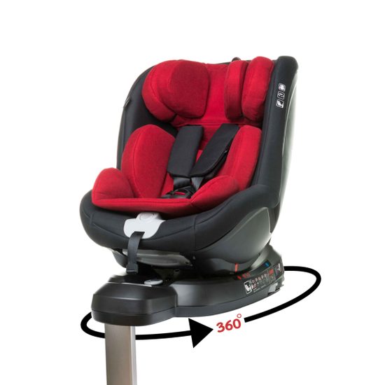 4 BABY Autosedačka NANO-FIX 0-18 RED