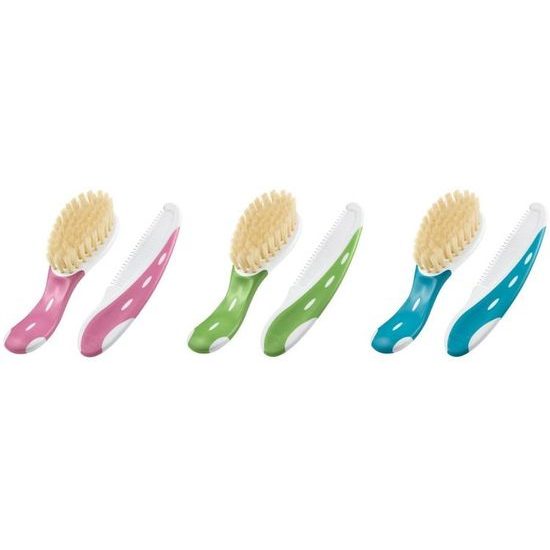 Nuk Baby kartáč a hřeben mix barev