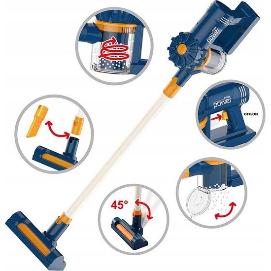 Doris dětský tyčový vysavač na baterie Vacuum Cleaner