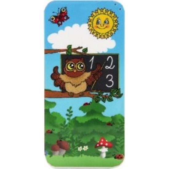 Naučný mobilní telefon moudré sovy s krytem na baterie