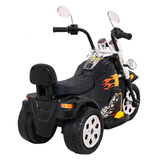Dětská elektrická tříkolka Hot Chopper černá