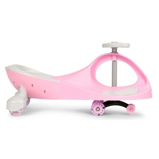 Ecotoys gravitační odrážedlo se svítícími koly Spinner - růžové