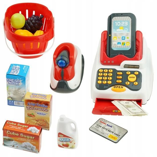 Doris moderní dětská pokladna s terminálem Cash Register