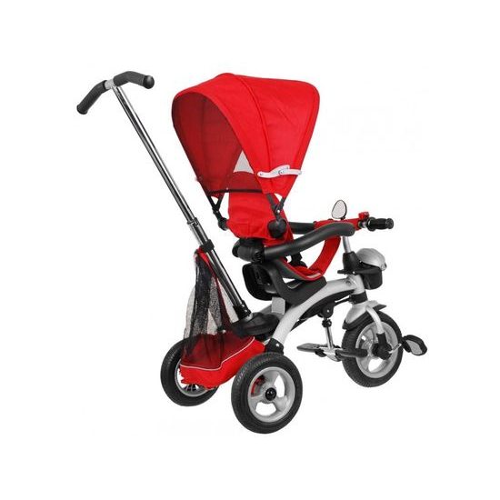 Majlo Toys dětská tříkolka 3v1 Sportrike AIR s nafukovacími koly červená