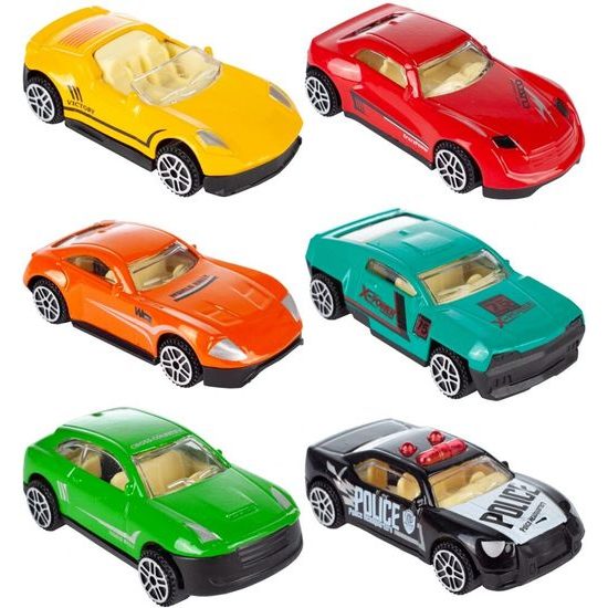 Nákladní auto se 6 autíčky, skluzavkou a podložkou Race Truck