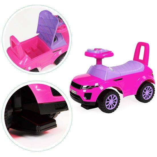 Odrážedlo Range Rover SUV růžové