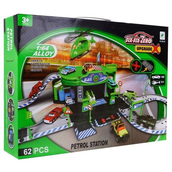 Majlo Toys benzínová pumpa s dráhou