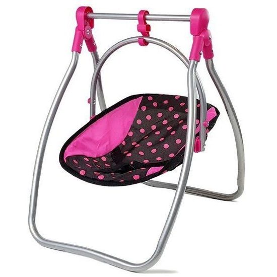 SMONTOVÁNO Alice jídelní židlička a houpačka 2v1 černá