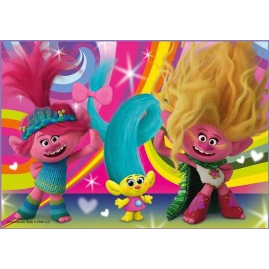 TREFL Puzzle Trollové Barevné dobrodružství 4v1