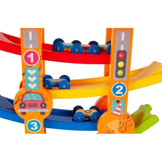 Skluzavka se 6 autíčky Krokodýl