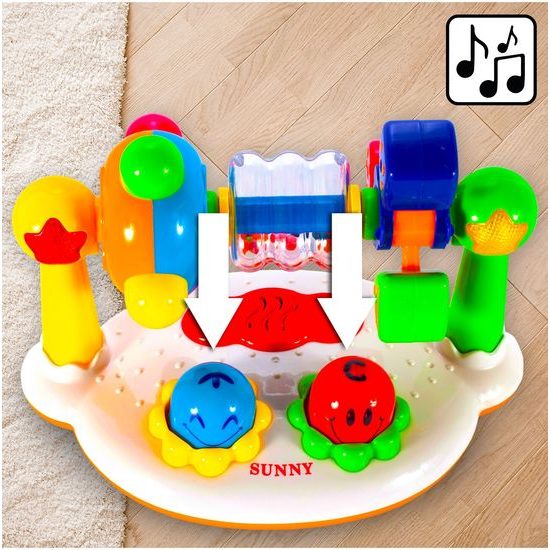 Dětské vzdělávací chrastítko na baterie Music Kingdom