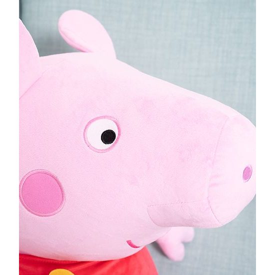 Plyšové prasátko Pepa 80 cm růžové