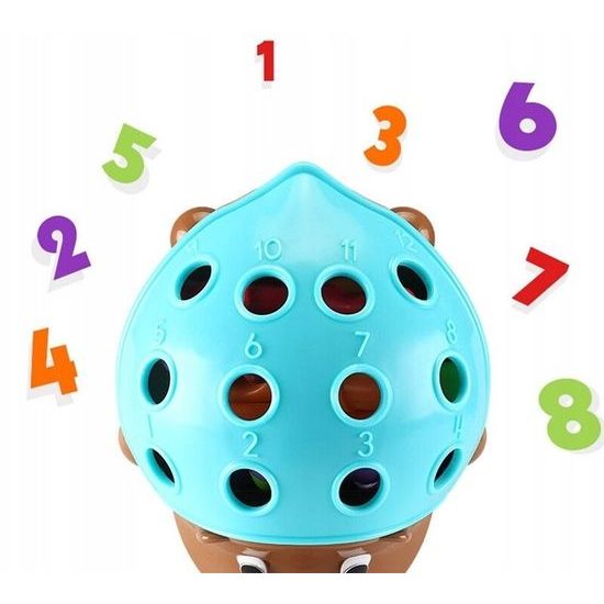 Dětská naučná Montessori ukládačka Ježek