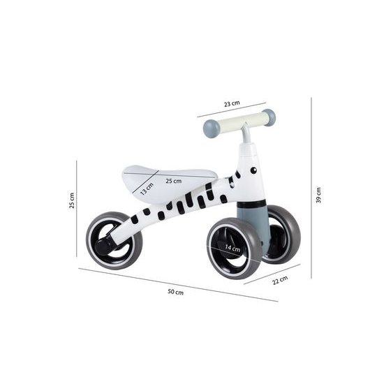 Ecotoys dětské odrážedlo Zebra bílé
