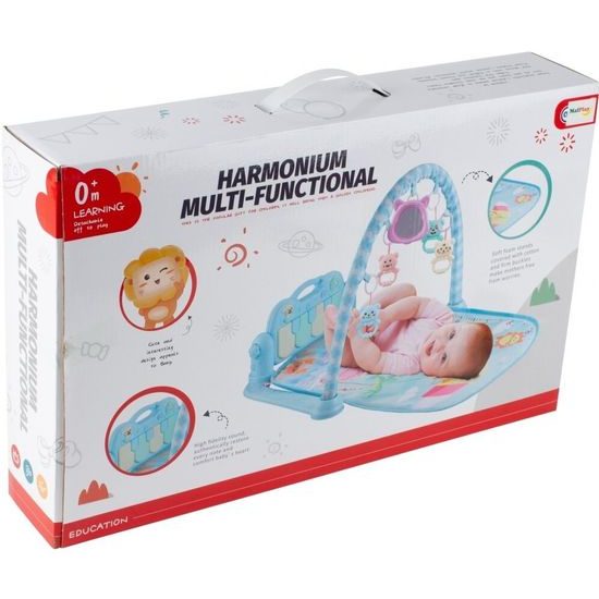 Hrací deka s piankem Dráček růžová