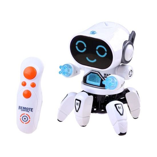 Interaktivní tančící robot na dálkové ovládání Boot Pioneer bílý