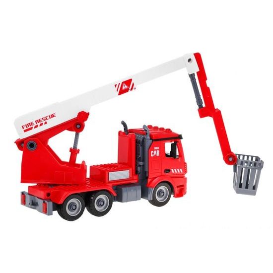 Majlo Toys požární auto se světly, zvuky s helmou Fire Team