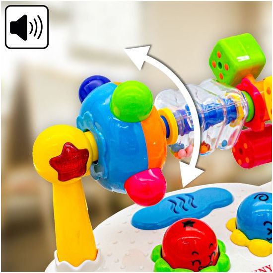 Dětské vzdělávací chrastítko na baterie Music Kingdom