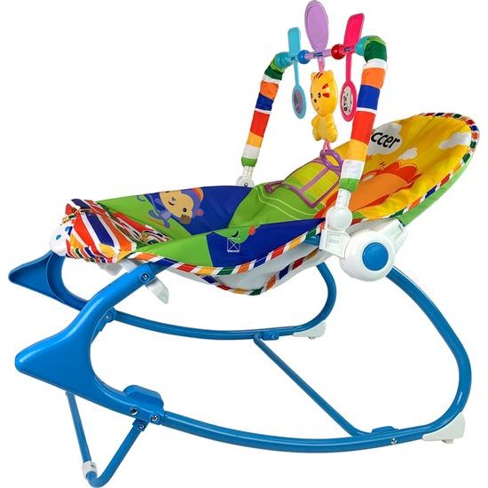 Dětské vibrační houpátko Seat 2v1 Tygr Blue