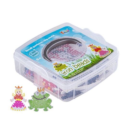 Korálky na žehlenie Princezná a Žaba 2000 kusov