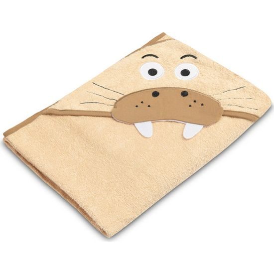 Dětská osuška Sensillo Water Friends 100x100 cm BEIGE