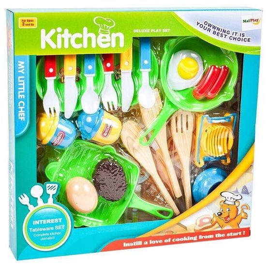 Sada nádobí do kuchyňky 21 součástí Kitchen Playset