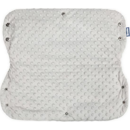 Sensillo Rukávník na kočárek Minky šedý